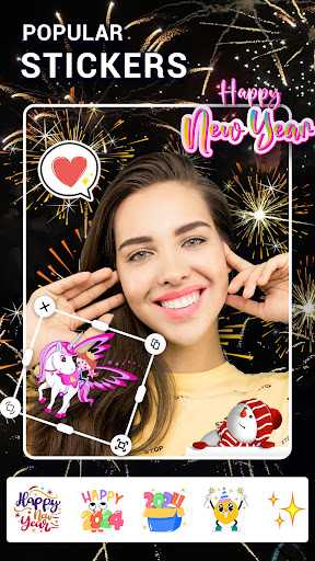 Happy NewYear Photo Editor2024 Screen 3