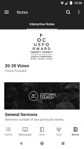 Zootown Church Screen 3
