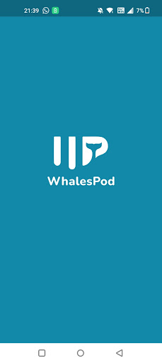 Android application WhalesPod screenshort