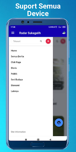Android application Radar Sukagalih screenshort