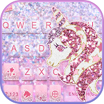 Cover Image of Baixar Tema de teclado Glitter Unicorn  APK