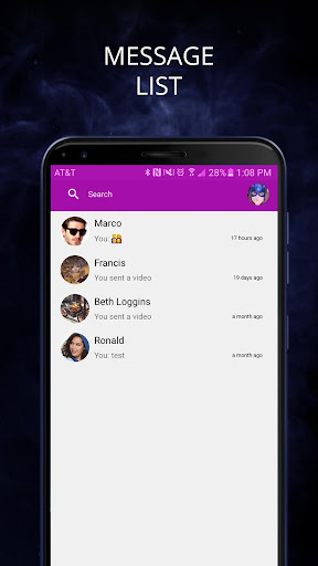 Android application SMS Cams screenshort
