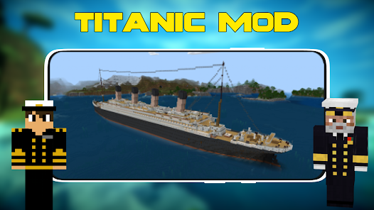 Captura de Pantalla 3 Titanic Mod para Minecraft PE android
