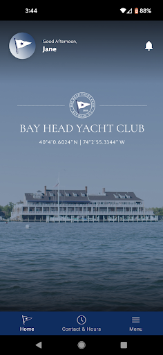Android application Bay Head Yacht Club screenshort