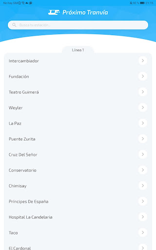 Próximo Tranvía Tenerife Screen 3