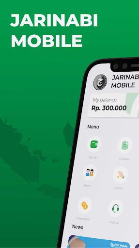 Android application JARINABI MOBILE screenshort