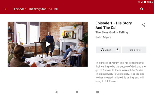 Screenshot of The Israel Story