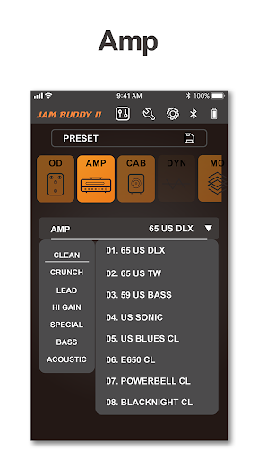 Android application JAM BUDDY II screenshort