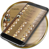 Dialer Gold Copper Theme for Drupe and ExDialer icon