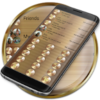 Dialer Gold Copper Theme for Drupe and ExDialer