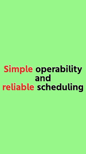Time Schedule Screen 3