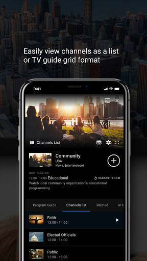 City Streaming TV Mobile Screen 3