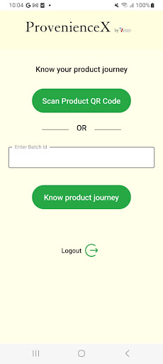 Android application ProvenienceX screenshort
