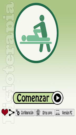 Android application TestOpos Fisioterapia screenshort