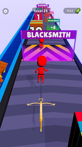 Android application Arrow Pull Run screenshort