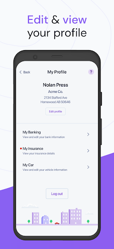 Screenshot of Cardata Mobile
