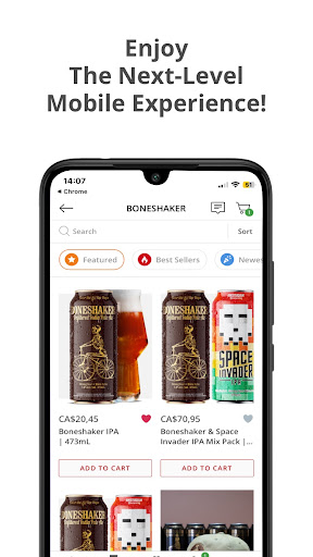 Amsterdam Brewery Shop Screen 2