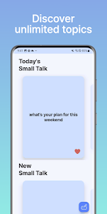Smalt - Topics for small talk