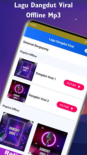 Android application Lagu Dangdut Viral Offline Mp3 screenshort