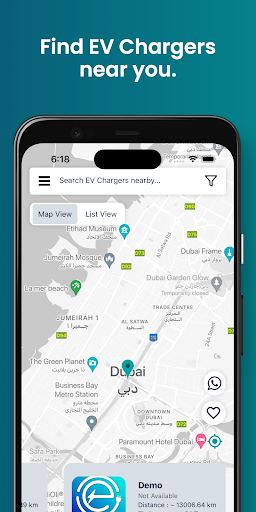 Android application EC Locator screenshort
