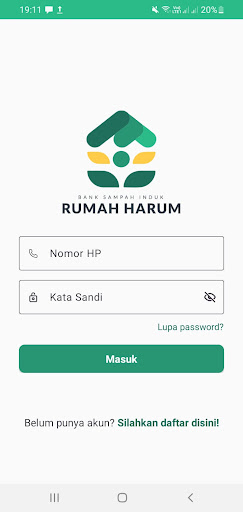 Android application Rumah Harum screenshort