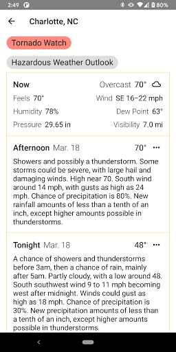 RadarX: Weather Radar/Forecast screenshot 3