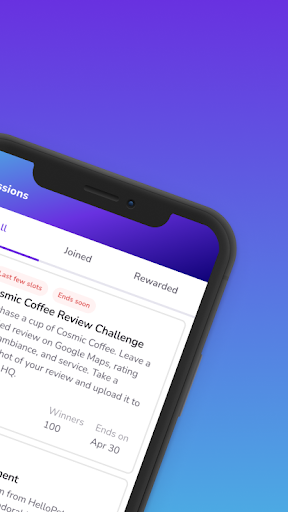 MissionsHQ: Challenge Accepted Screen 2