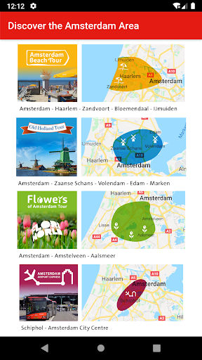 Android application Discover Amsterdam Area App screenshort