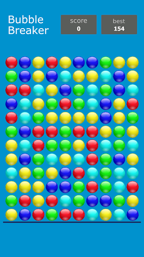 Android application Bubble Breaker screenshort