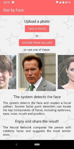 Star by Face: celebrity look alike