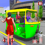 Cover Image of ดาวน์โหลด Modern Auto Rickshaw Games:City Taxi Driving Games  APK