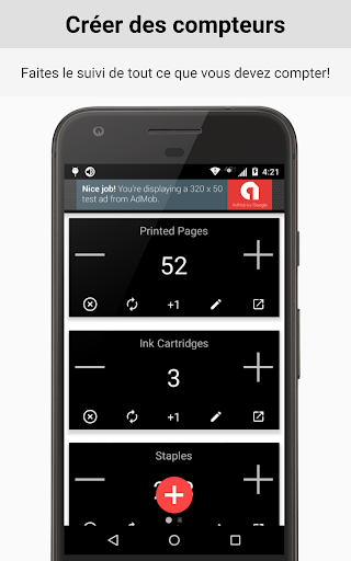 Aperçu de l'application