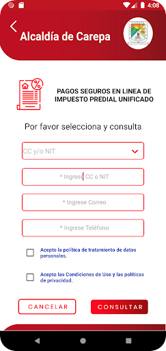 Trami App Carepa Screen 3