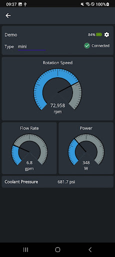 Android application CoolSpeed screenshort
