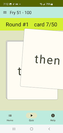ReadMaster - Talking Cards Screen 3