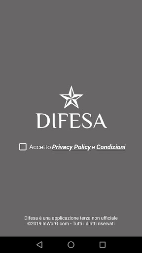 Android application Circolari Difesa screenshort