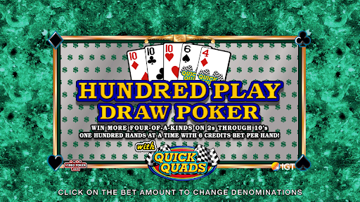 Hundred Play Draw Video Poker 5