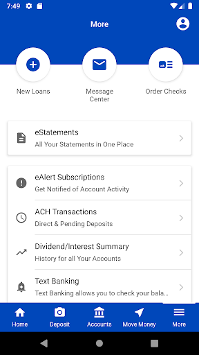 FAA Federal Credit Union Screen 3