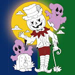 Cover Image of ダウンロード Halloween Ghost Coloring Page 1.6 APK
