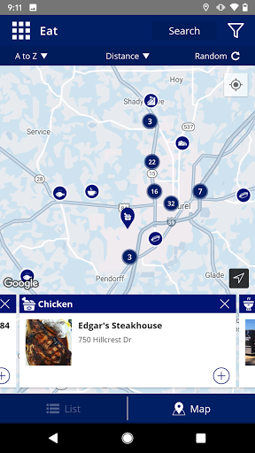Screenshot of Visit Laurel & Jones County