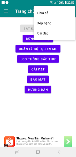 Email notification by TTS Screen 3