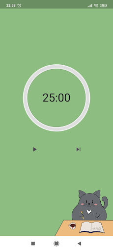 Android application Pawfect Timer screenshort
