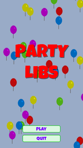 Android application Party Libs screenshort