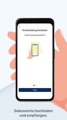 Android application meine BKK W&F OGS screenshort