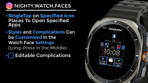 Night ver 58 - watch face screenshot 12