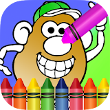 Funny Potatoes Coloring icon