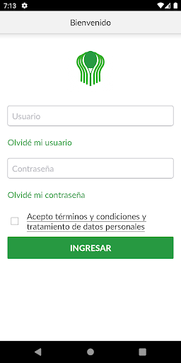 Android application RAQUETA BOSQUES screenshort