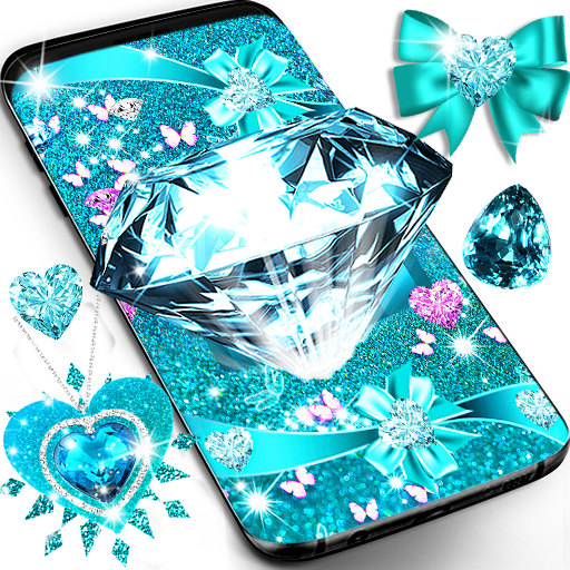 Turquoise diamonds wallpapers 23.5 Icon