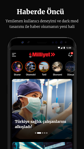Android application Milliyet - Son Dakika Haberler screenshort