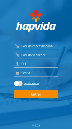 Android application Vendedor - Hapvida screenshort